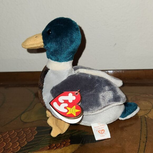 Ty Beanie Baby Jake 1998 P.E. Pellets Plush - Picture 1 of 10